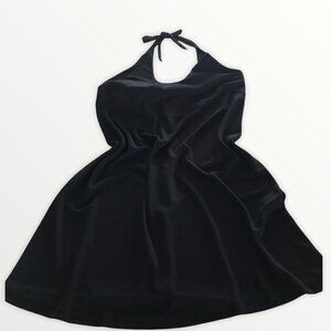 Liz Lange Maternity Black Halter Top Dress